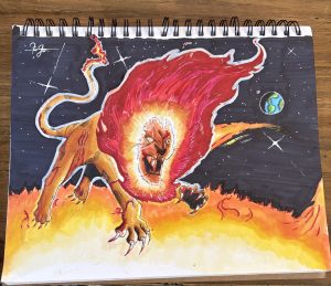 Lion on the Sun