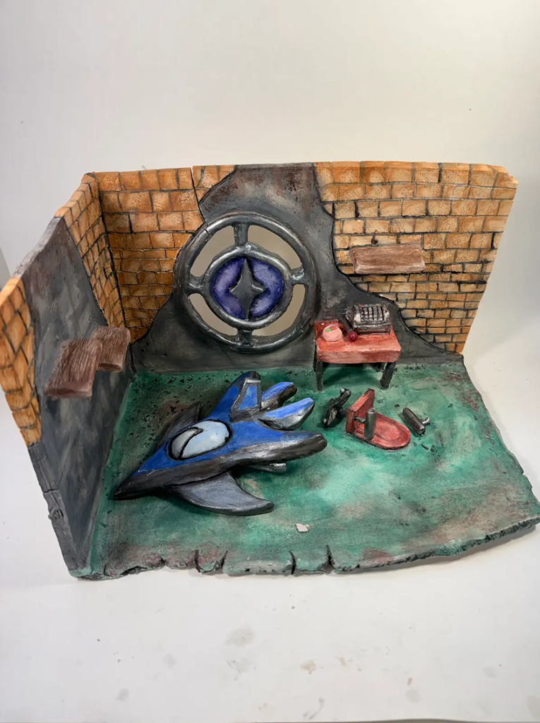 Distopian Ruined Spacestation