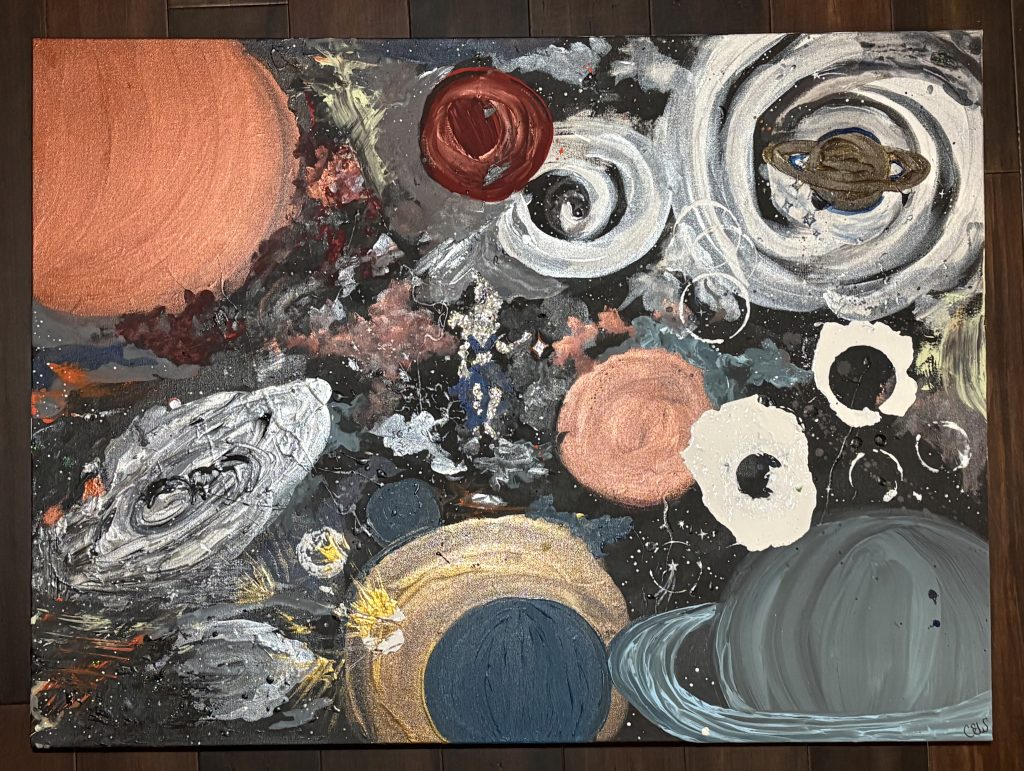 Speck in the Universe
